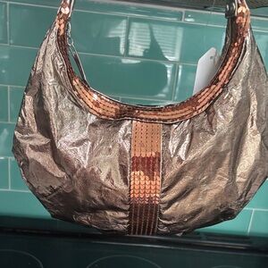 Metallic Gold and Bronze Women's Fashion Bag NWT